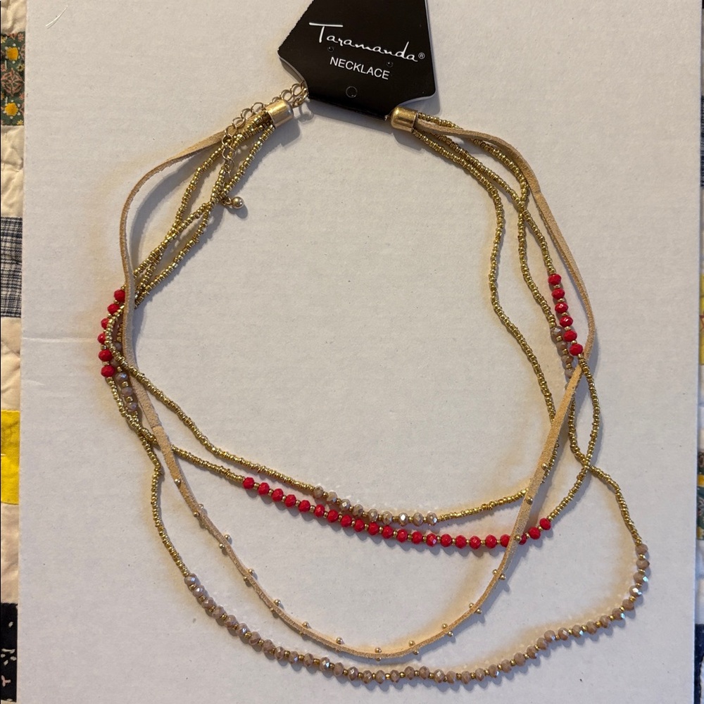 Multi-Strand Beaded Necklace